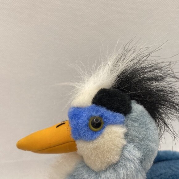 Duck Bird Plush Stuffed Animal 7” Blue White Black - Picture 9 of 12